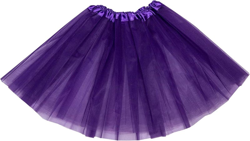 Vonokee Women's Tutu Skirt 50s/80s Vintage Ballet Dance Skirts for Cosplay Party,Neon Tutu Costume Skirts for St Patricks/Halloween - Image 1